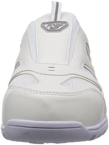 Margo Work Shoes, Resin Toe Cap, Reflective Material, Original Tamerukun Creos Plus 810, Unisex Adult, White, Size 26.5 cm