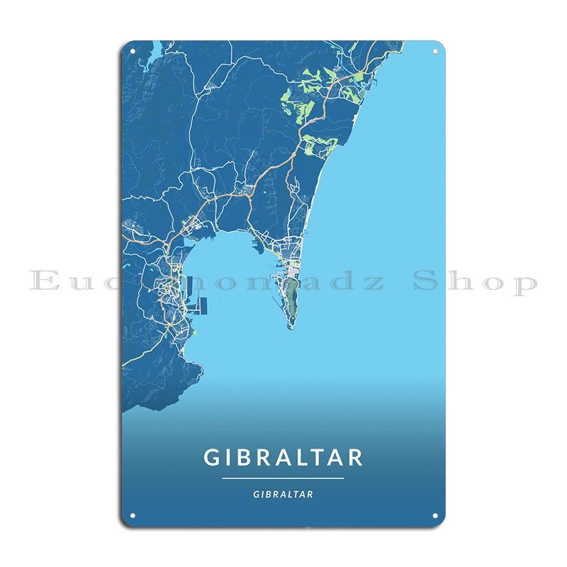

Gibraltar Gibraltar Metal Sign Cinema Plaques Pub Plates Designing Poster Tin Sign Poster 7.9x11.8In(20x30cm)