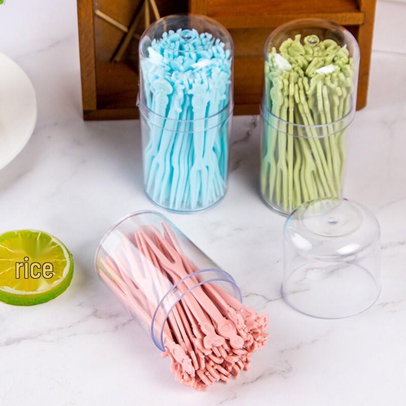 Xingfang Disposable Plastic Fruit & Dessert Forks