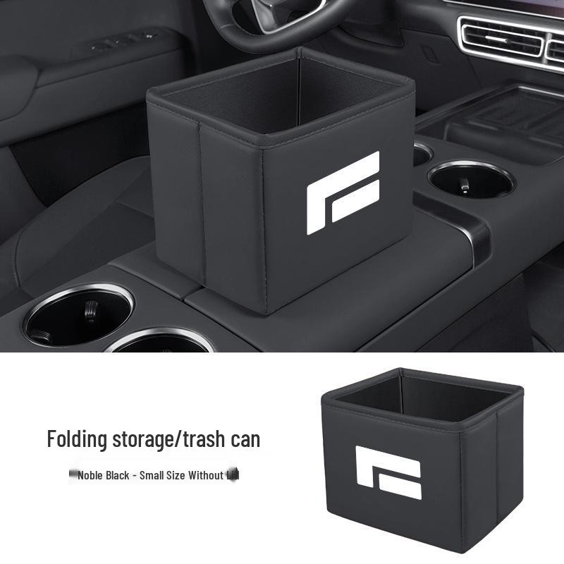 Jishi 01 Car Storage Box - Multi-functional Foldable Organizer & Trash Can