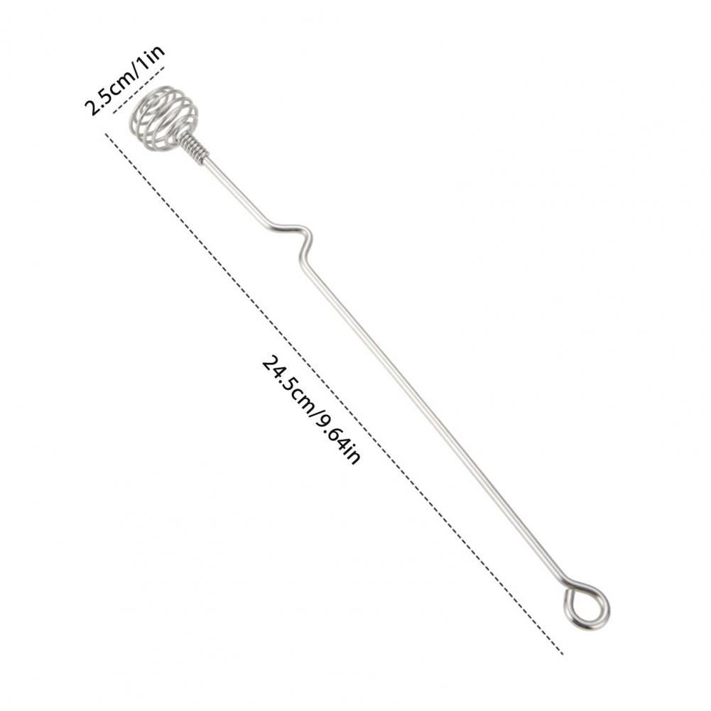 Stainless Steel Honey Dipper Honey Stirrer Multi-Purpose Mixing Spoon for Tea Cocktails Honey Stirring Rod for Syrup Jam Drinks