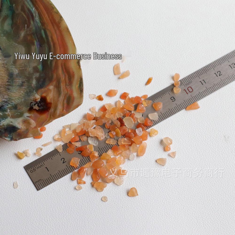 Natural Crystal Pebble Bracelet & Irregular Nail Art Stickers – Jewelry, Decor & Fish Tank Accessories