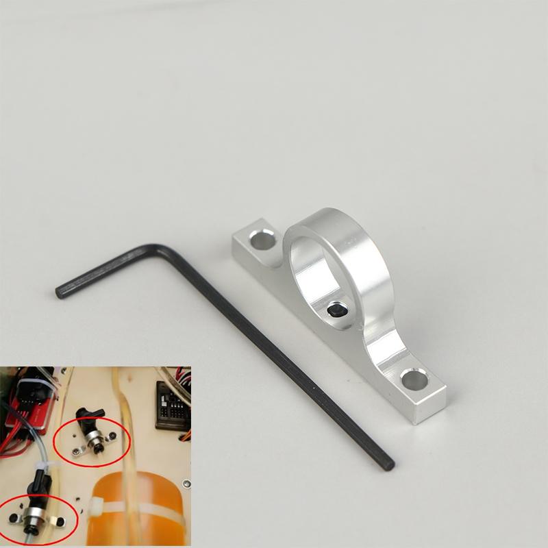 Aluminum Pisco Bvu4-4 Ball Globe Valves Mount Holder Bracket Seat For Rc Turbine Turbo-Jet Engine Airplane Accessories