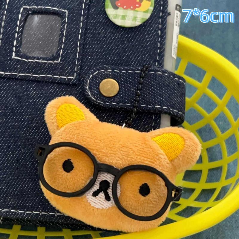 Kawaii Rilakkuma Anime Cartoon Plush Toys Keychain Cute Cartoon Backpack Pendant Accessories Gifts