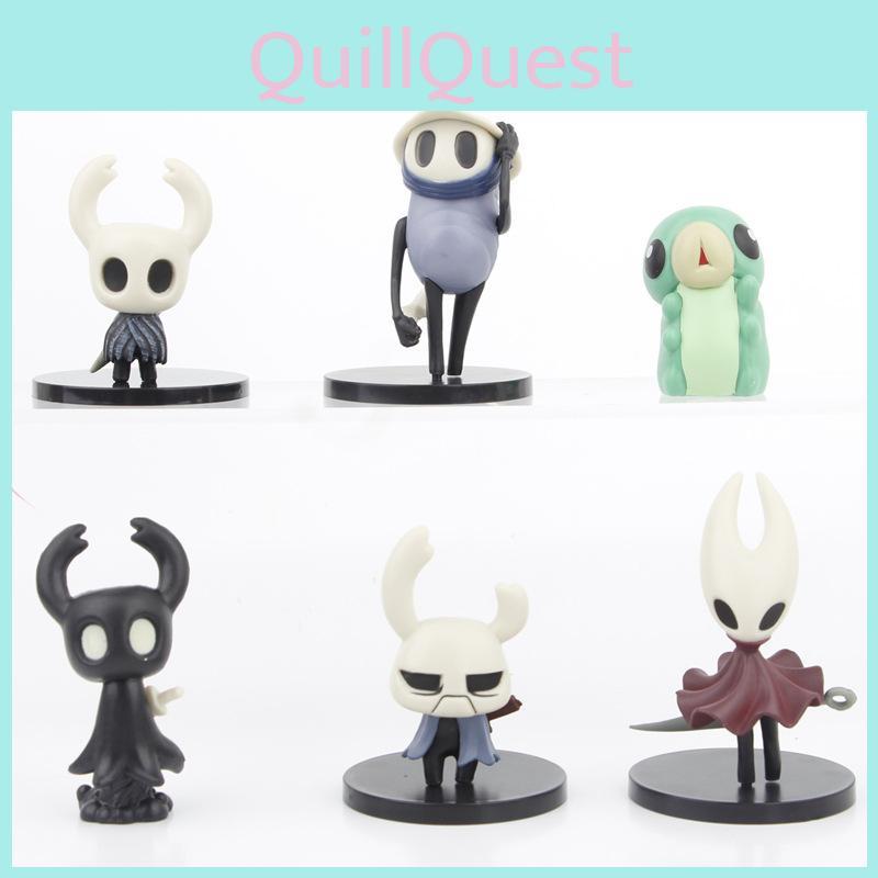 Pvc Adorable Hollow Knight Silksong Action Figures With Hornet Zote Quirrel Designs