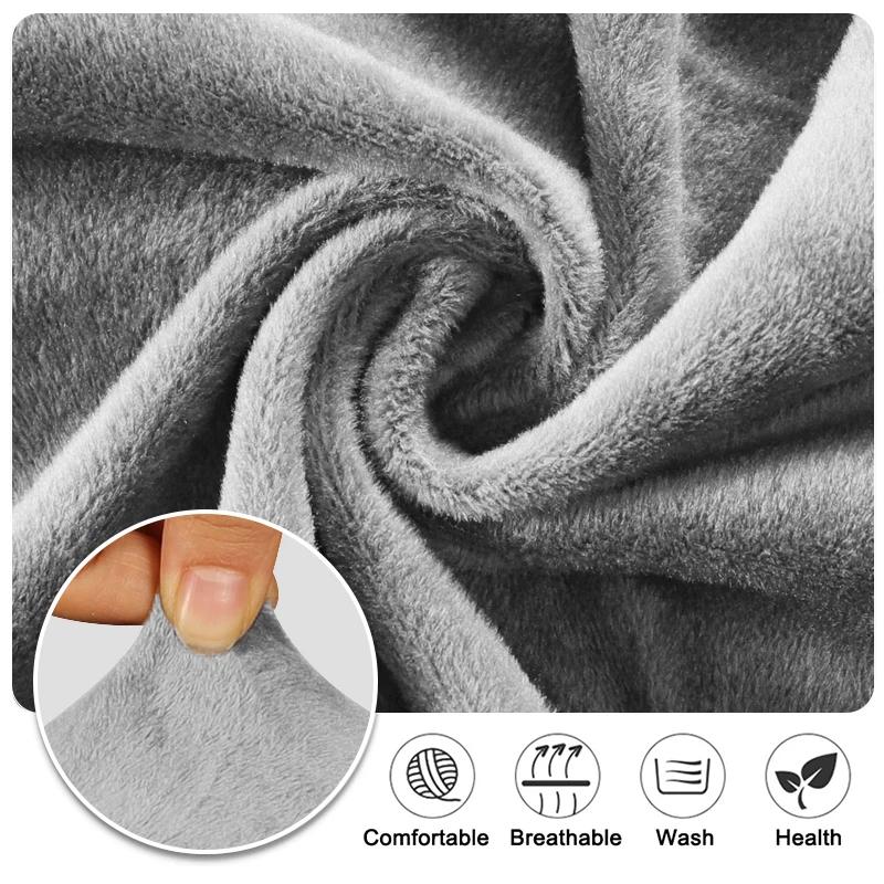 Velvet Chair Cover Solid Color Stretch Super Soft Adjustable Chair Covers Washable Elastic office Seat Cover Home Hotel