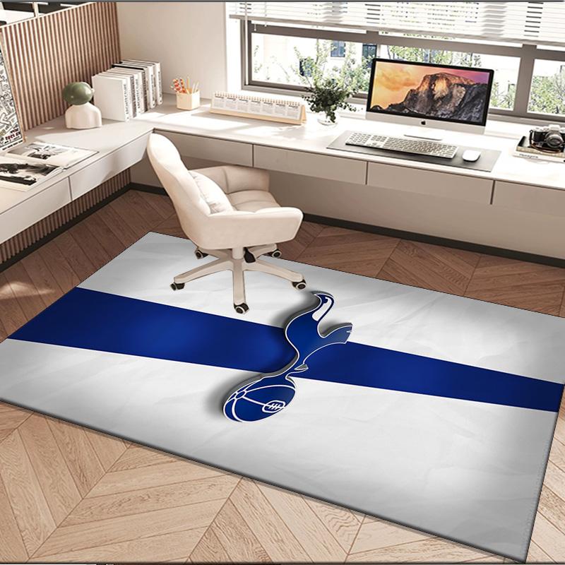 1PC Rug FC Tottenham Crest Carpet, Chair Rug,Area Rug for Office Bedroom Living Rooms Bedroom, Doormat Decor Christmas Fan Gifts