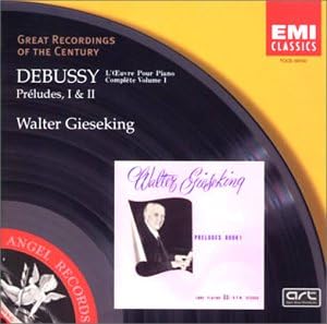 CD GIESEKING (WALTER); DEBUSSY - Debussy: Preludes Volume 1 & Volume TOCE59130 Japan ObiClassical Used