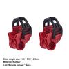6Pcs Bicycle Rack Quick Release Impact Resistance Rubber Garage Home Hitch Mount Bicycle Holder Outdoor Supplies