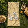Animal Art D-Duck F-Funny Towel Towel beach towel, quick drying absorbent bath towel for Swim,Gym,Camping,Outdoor hot