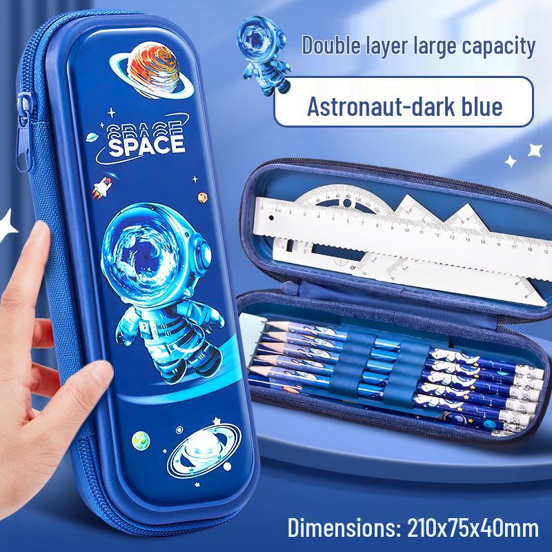 Capybara Pencil Case for Girls - Large Capacity Stationery Box for Primary School Students