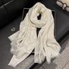 Moda Primavera ed Estate Sciarpa di Seta di Alta Gamma Stampa Sciarpa Antipolvere Sciarpa da Donna Sciarpa in Filato di Seta Dorata Cotone Tencel Sciarpa