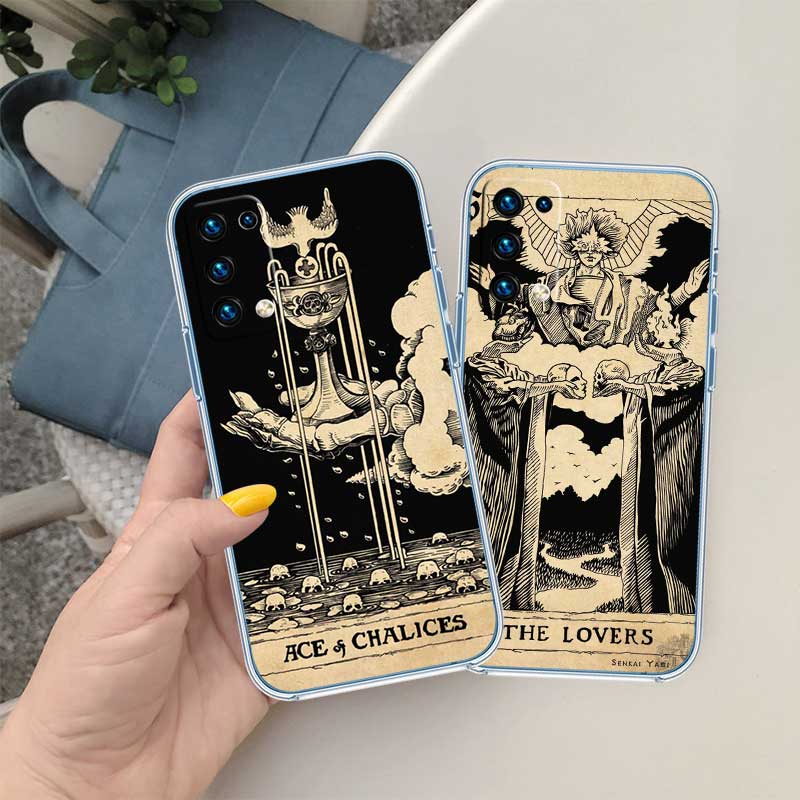 NH48 Witch Divination Tarot Moon Case for Motorola G10 G20 G30 G31 G32 G34 G35 G41 G42 G50 G51 G52 G55 G60 G60S G62 G71 G72 G75