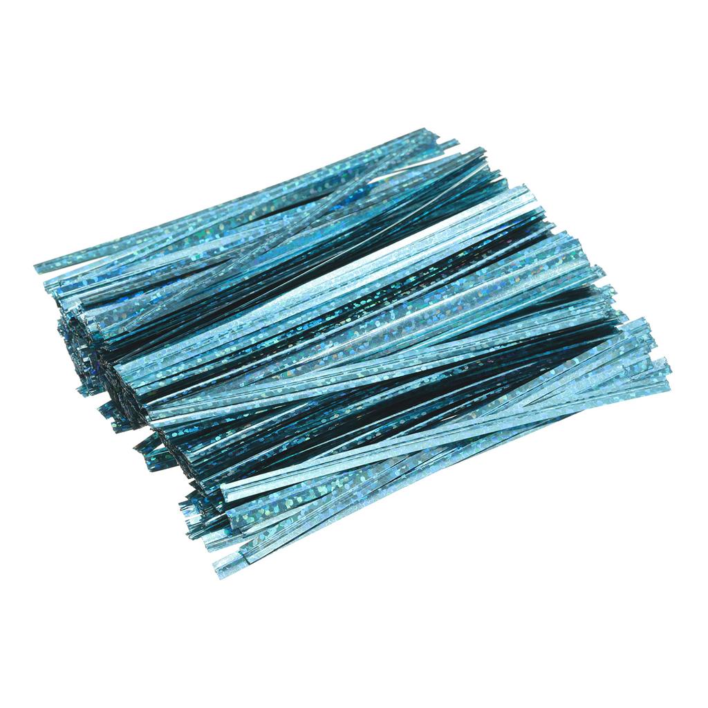 300pcs 100mm Kraft Paper Twist Ties Bread Candy Treat Bag Twist Ties for Wedding Party Wrapping Gift Bags