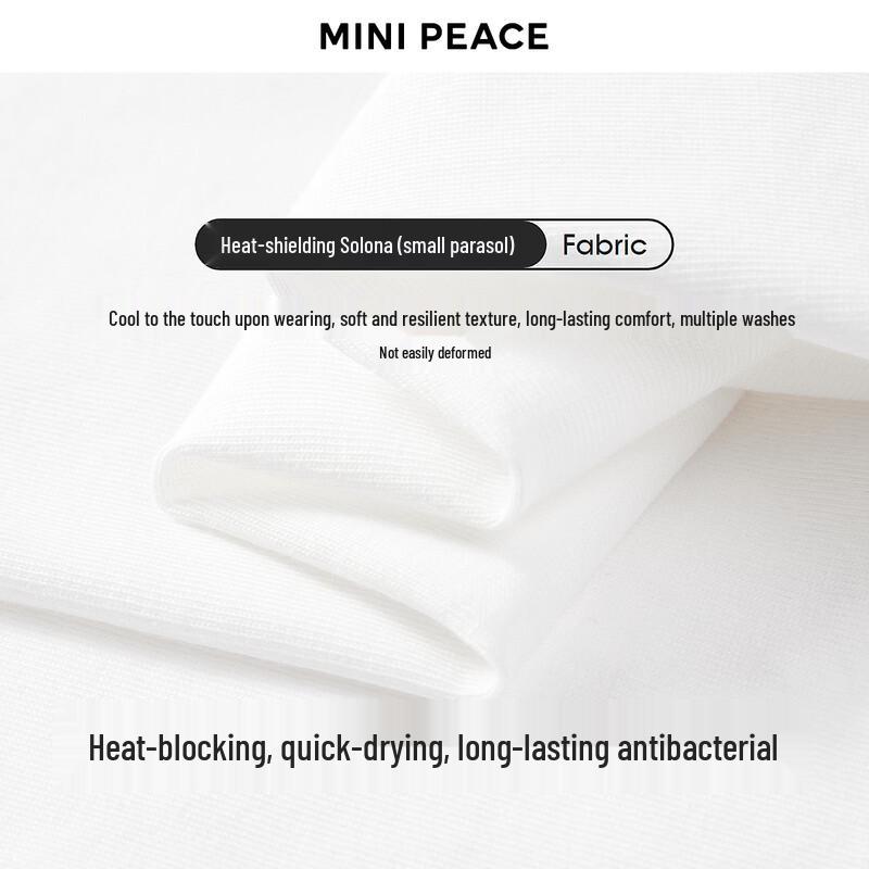 MiniPeace Girls' Short-Sleeve Summer T-Shirt