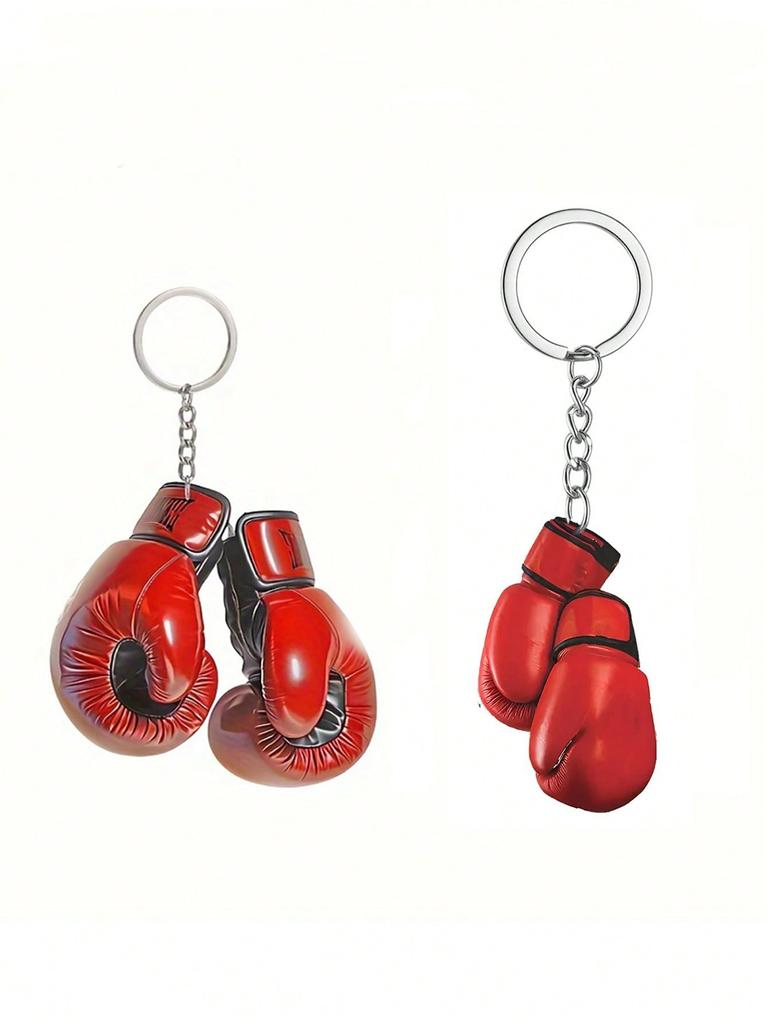 Boxhandschuh Schlüsselanhänger, einfacher Stil, kreativer Schlüsselanhänger für Männer, Rucksack Anhänger, runde Schnalle einfach zu installieren