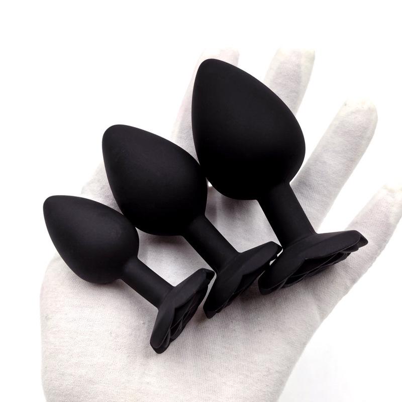 Rose Silikon Analplug für SM und Erwachsenenspiele