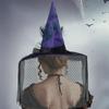 Witch Hat, Unique Flower Decorated for Fashion Enthusiasts, Suitable For Halloween Costume Cosplay Party