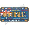 Retro Metal Tin Sign - Country License Plate for Home Bar Garage Man Cave Wall Decor