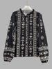Women's Spring/Summer Shirt Elegant Long-Sleeved Shirt Women's Top Vacation Beach Shopping