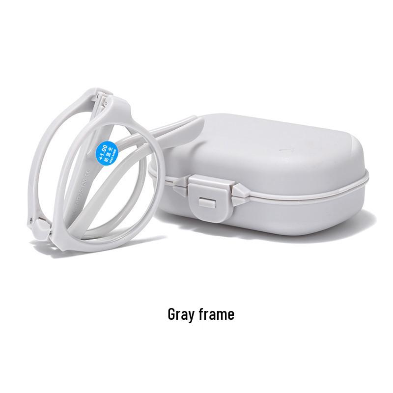 Fashionable Folding HD Reading Glasses with Spring Hinges & Anti-Blue Light for Seniors
