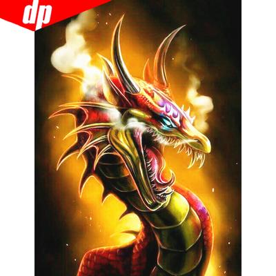Diamante Ricamo Display completo Drago Pittura diamante 5D Diamante rotondo completo