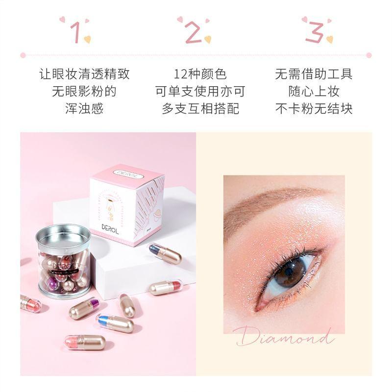 DEROL - Galaxy Sweetheart Capsule Eyeshadow Set - 12pcs