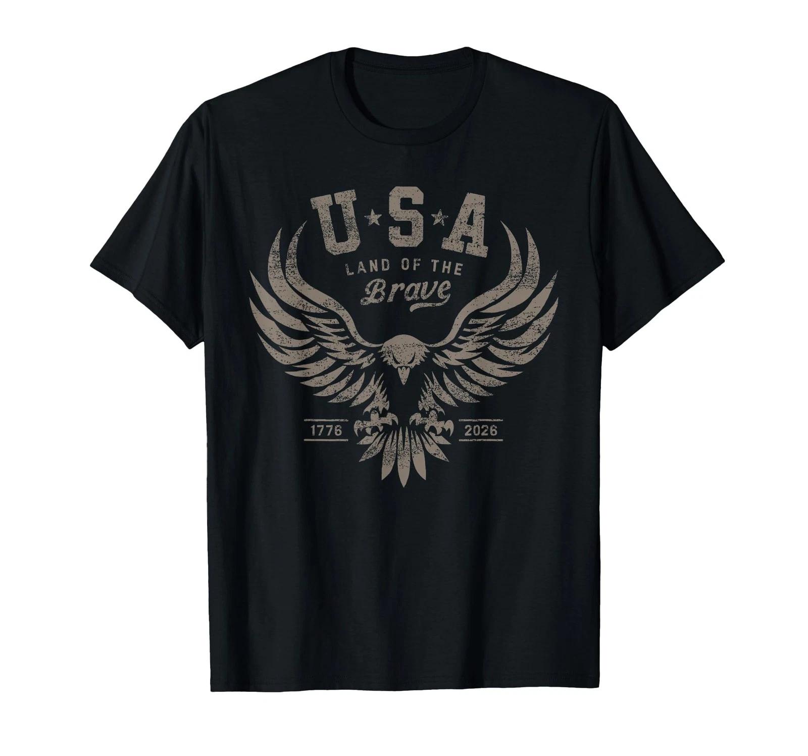 USA 1776 2026 Anniversary Steel Gray T-Shirt 3XL