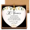 30th Wedding Anniversary Ornament Keepsake Sign Heart Plaque 30 Year Anniversary for Couple 30th Wedding Ideas Gift