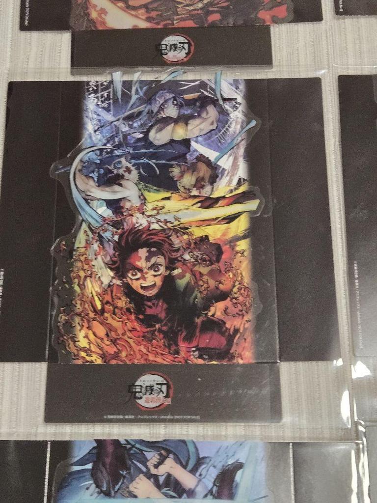 [USED] Demon Slayer Theater admission bonus "Key Visual Clear Stand" complete set of all 12 types