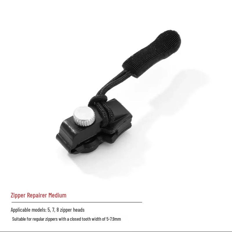 

Универсальный набор для ремонта молний для багажа, сумок и одежды Medium чёрный
