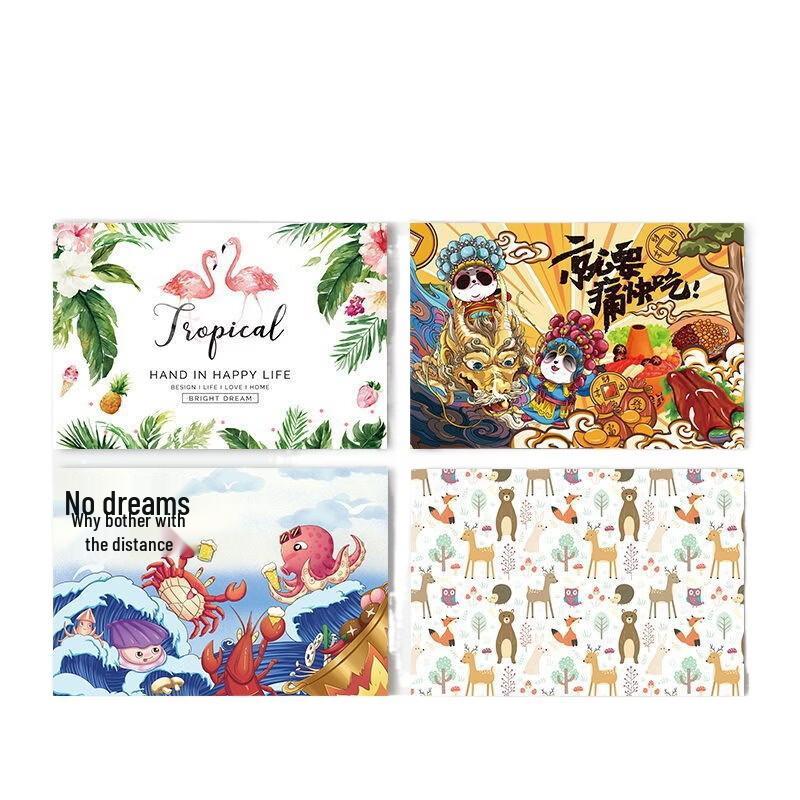 Handun Vintage Floral Disposable Paper Placemats