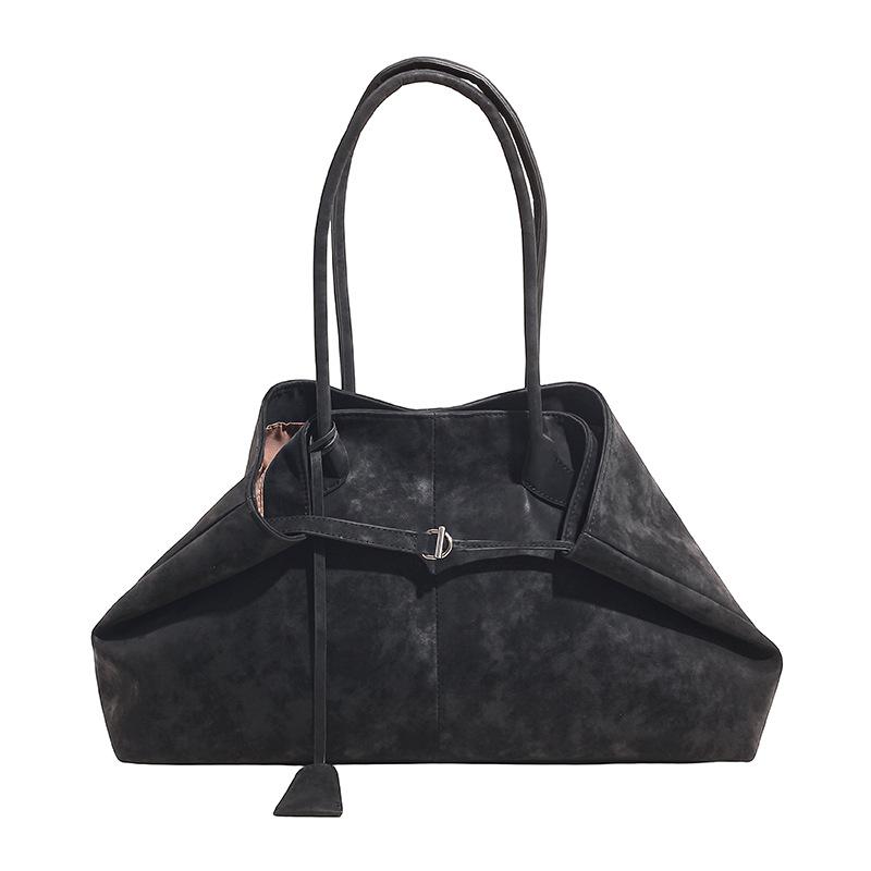 Autumn and Winter Retro Large-capacity Bag Women's 2025 New Fashion and Simple Commuter Shoulder Bag College Student Tote Bag