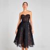 Summer Strapless Embroidered Lace Evening Gown - Sexy European & American Style