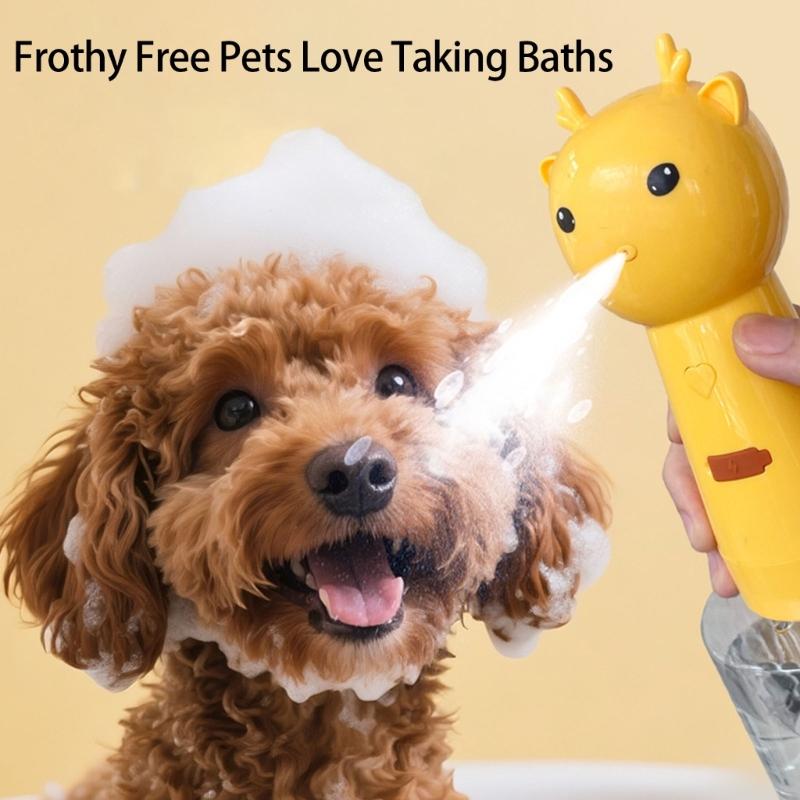 Electric Pet Shampoo Applicator Foaming Machine For Dog Cats Grooming Deep Cleaning Shampoo Dispenser for Daily Use
