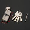 Door Lock Cylinder 70Mm/80Mm/90Mm Security Copper Lock Cylinder Interior Bedroom Living Handle Brass Key Locking 3/4/5 Keys New