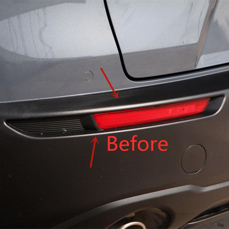 Nebelschlussleuchte Abdeckung Zierleiste für Mazda Cx30 Cx-30 Cx 30 Kunststoff Chrom Auto Zubehör 2 Stück