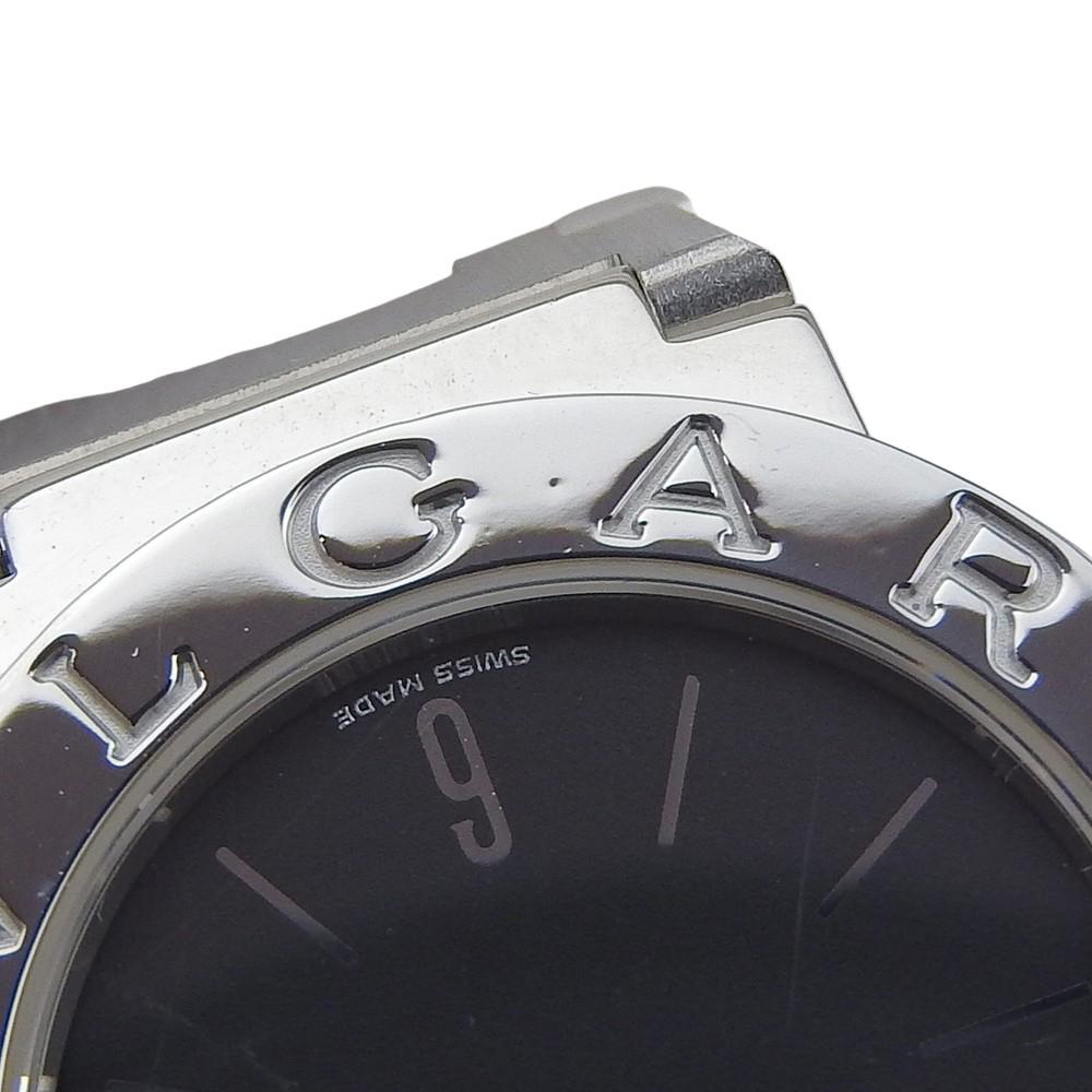 BVLGARI Bvlgari Bvlgari Watches BB26Stainless Steel blackDial Stainless Steel Quartz Analog display Women Used