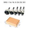 12Piece Hole Cutter Set with Advanced Carbide Blades for Enhances Durability Performances Aluminum Iron Wood Application