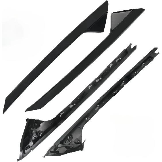 A-Pillar Trim Molding Windshield Kit for Ford Explorer 2011- Left Right Replace BB5Z7803145AA BB5Z7803144AA