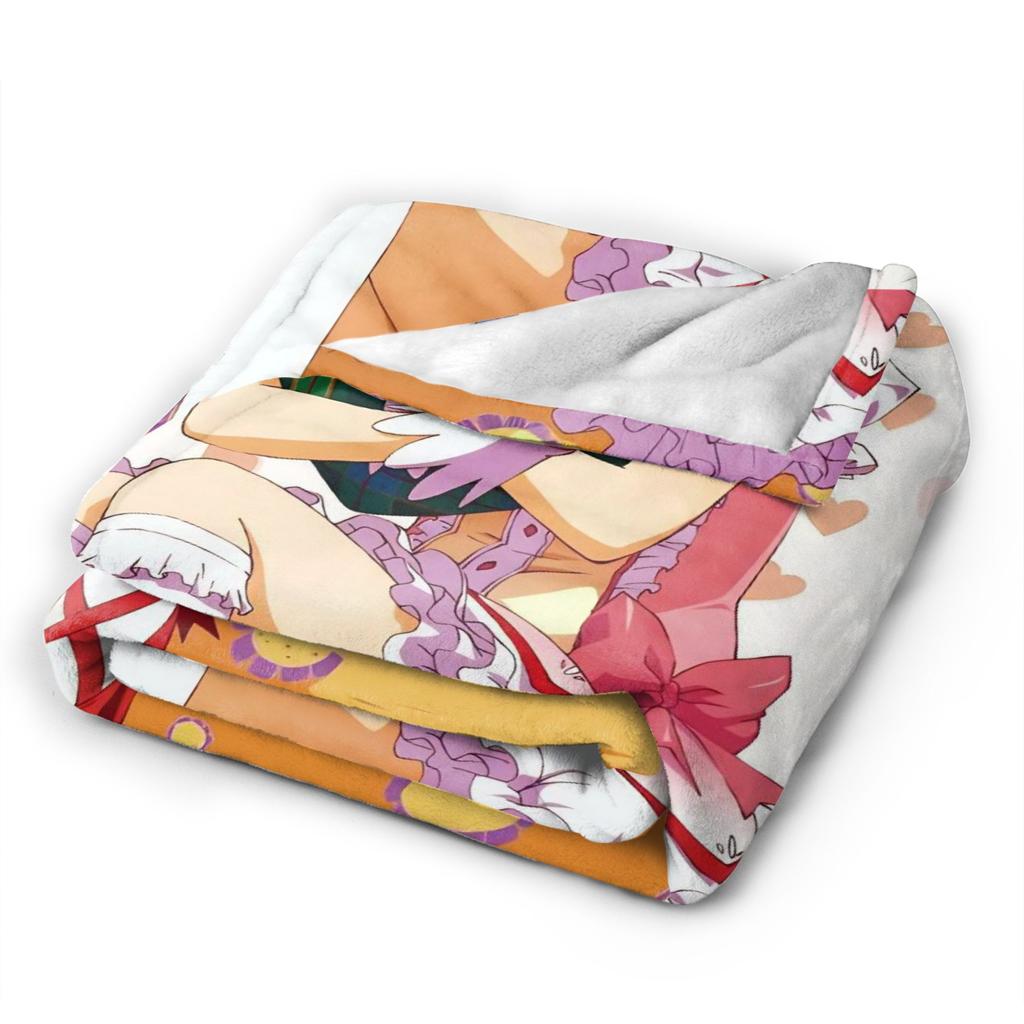 Puella Magi Madoka Magica Blanket Cute Madoka Flannel Awesome Soft Throw Blankets for Home All Season