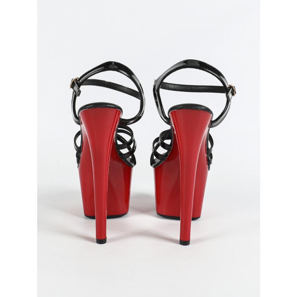 Sandals High Heels Stiletto Sexy Black Waterproof Table High Super High Sandals Women's Platform Sandals LFD-181-Q9