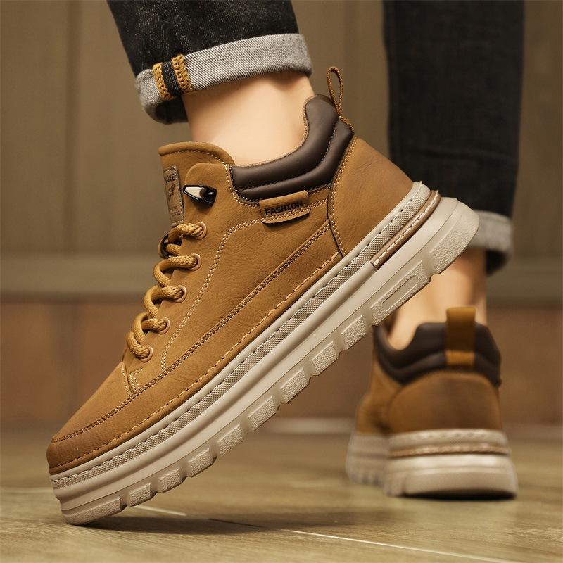 Shoes new winter casual outdoor British style retro short boots heightened thick-soled high-top Martin boots