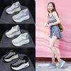 Hollow Women's Sandals 2025 Xia Xin Round Head Special Mesh Breathable Casual Fashion Explosion Thick Sole Heightening Dad Shoes