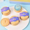 12Pcs Stress Relief Dumpling Squeeze Toy with Steamer Clear Glitter Steamed Bun Sensory Toy