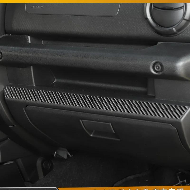 For Suzuki Jimny 2019-2024 Accessories Central Control Dashboard Display Decoration Soft Carbon Fiber Interior Modification