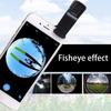 Širokoúhlý objektiv Micro Camera 3v1 Fisheye pro iPhone Xiaomi Redmi 3IN1 Zoom Objektiv Fish Eye na objektivech smartphonu s klipem na telefon