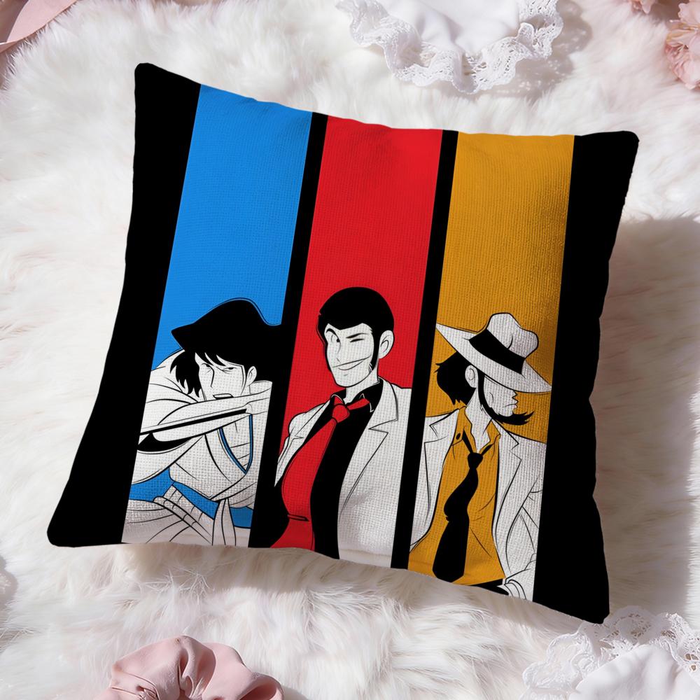 Lupin The ThirdS Cushion Cover Premium Comfort Reversible Pillow Cove -Two in One Design for Any Room & Car Interior