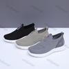Fashion Men's Shoes 2025 Spring New Breathable Mesh Non Slip Running Shoes Comfortable Lightweight Soft Sole Fly Weave Casual Shoes