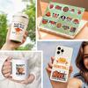 50 Basketball-Sticker für Laptops, Handys, Planer & mehr - Wasserdicht & Dekorativ